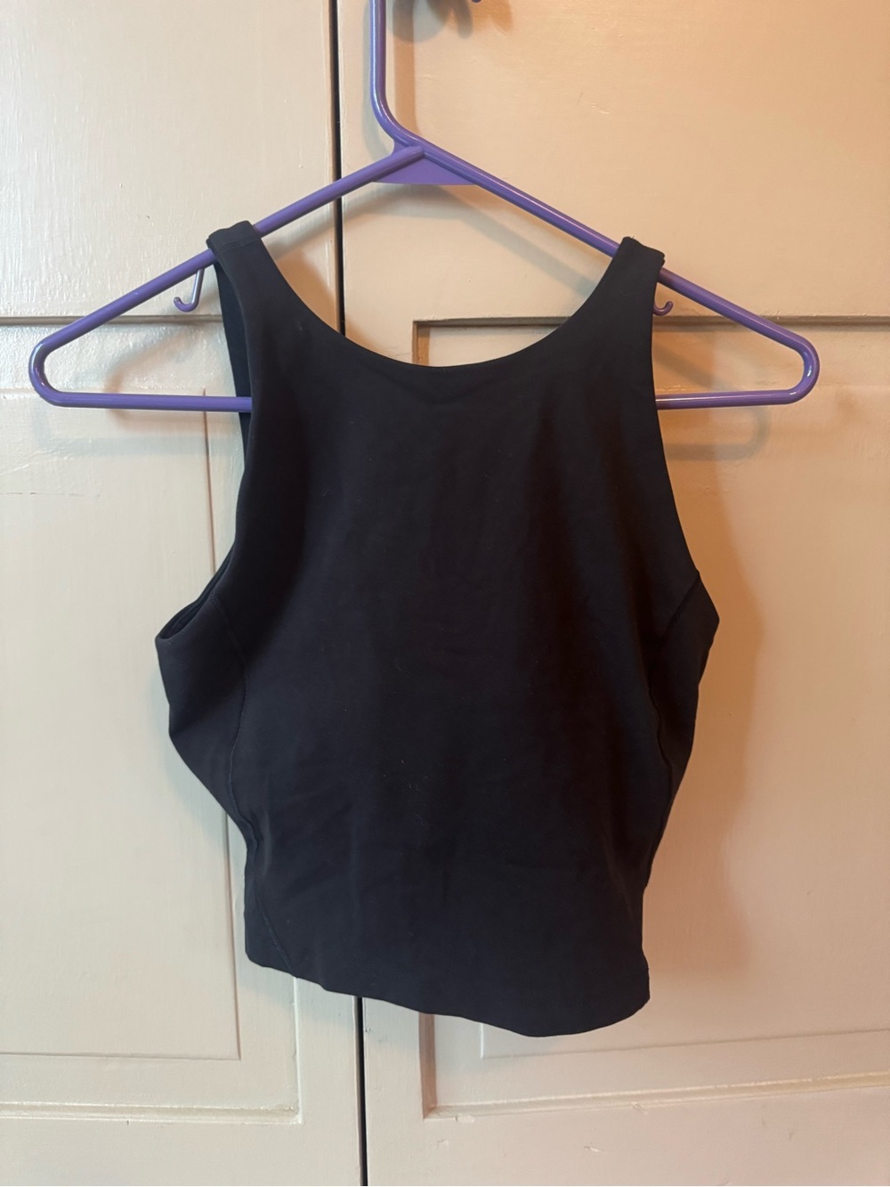Lululemon Align High Neck Bra Tank - size 6 - black